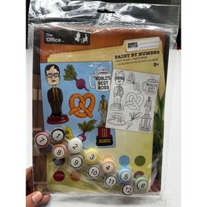 The Office Paint by Number Kit Dwight Schrute Dundie Award Dunder‎ Mifflin New